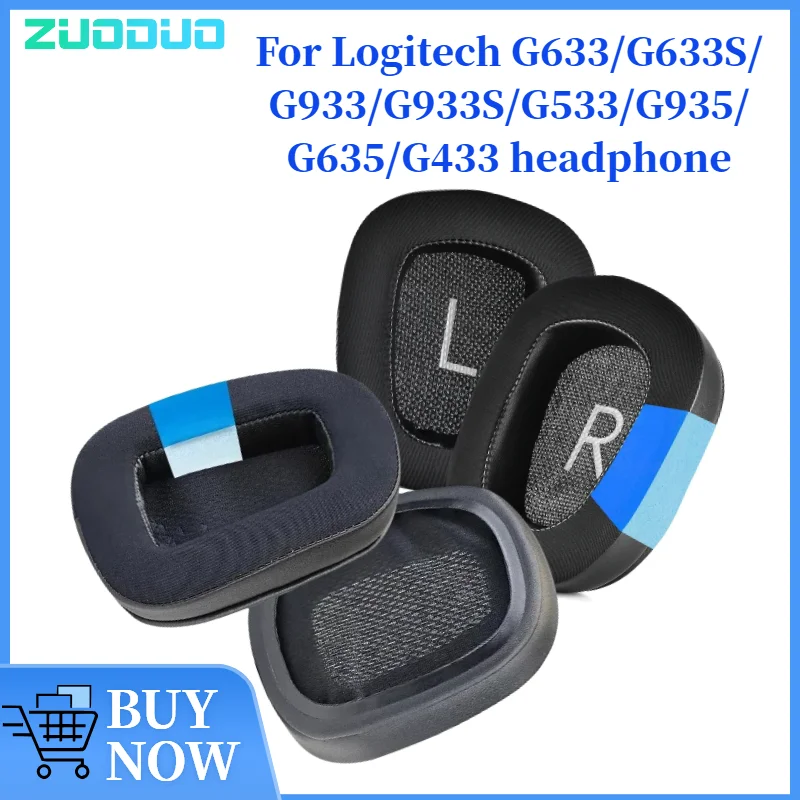 ZUODUO Replacement Ice Gel Ear Pads For Logitech G633/G633S/G933/G933S/G533/G935/G635/G433 Headphone Leather Foam Earmuffs
ZUODUO Replacement Ice Gel Ear Pads For Logitech G633/G633S/G933/G933S/G533/G935/G635/G433 Headphone Leather Foam Earmuffs