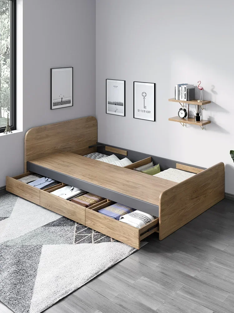 X-S Single Bed 1.2 M 1.5 M Small Apartment Household Minimalist Modern Economical Storage Children's Bed Small Bed HG
X-S Single Bed 1.2 M 1.5 M Small Apartment Household Minimalist Modern Economical Storage Children's Bed Small Bed HG