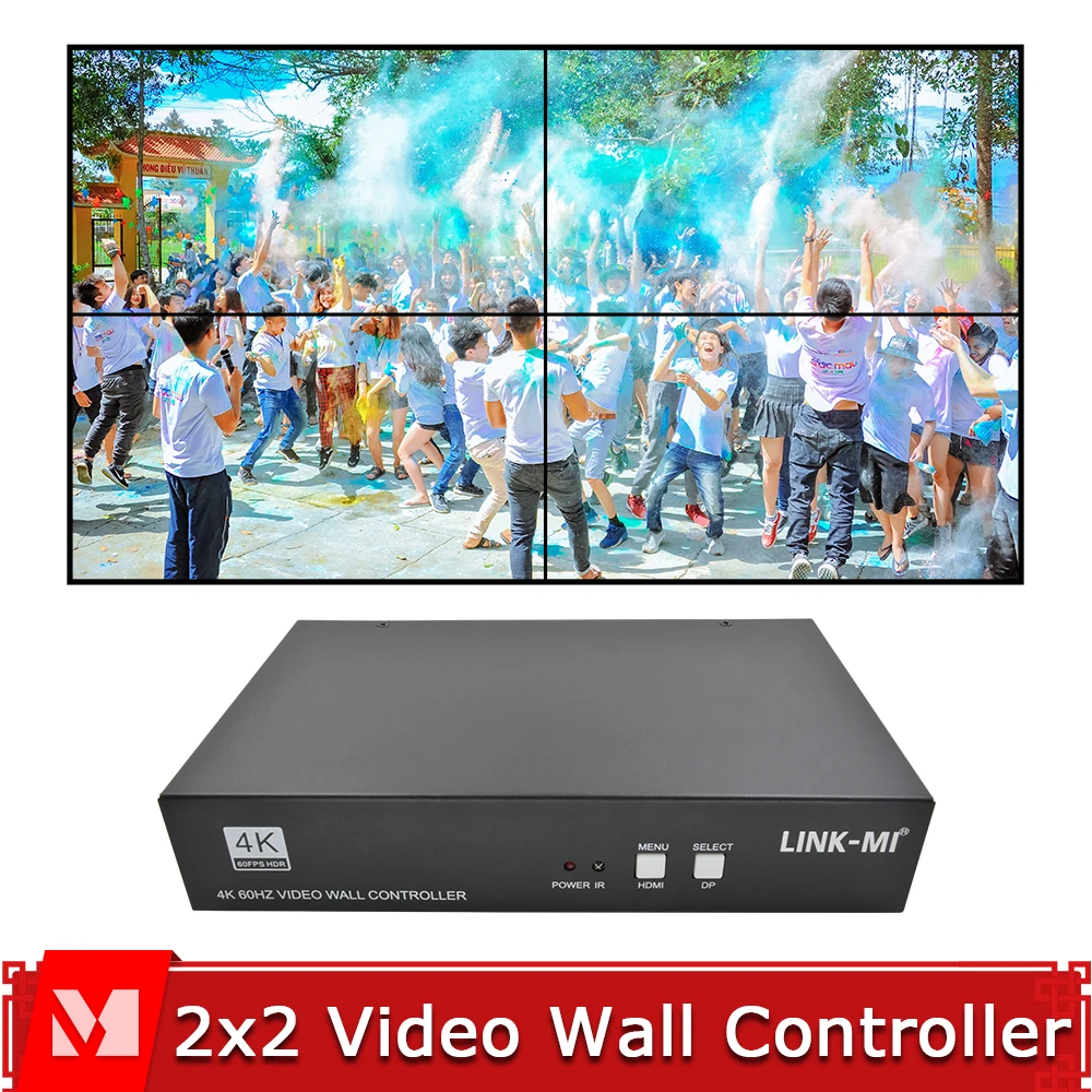5760x3240 Video Wall Controller with RS232 and IR Control 4 Channels Video Wall Controller for Entertainment Centers
5760x3240 Video Wall Controller with RS232 and IR Control 4 Channels Video Wall Controller for Entertainment Centers