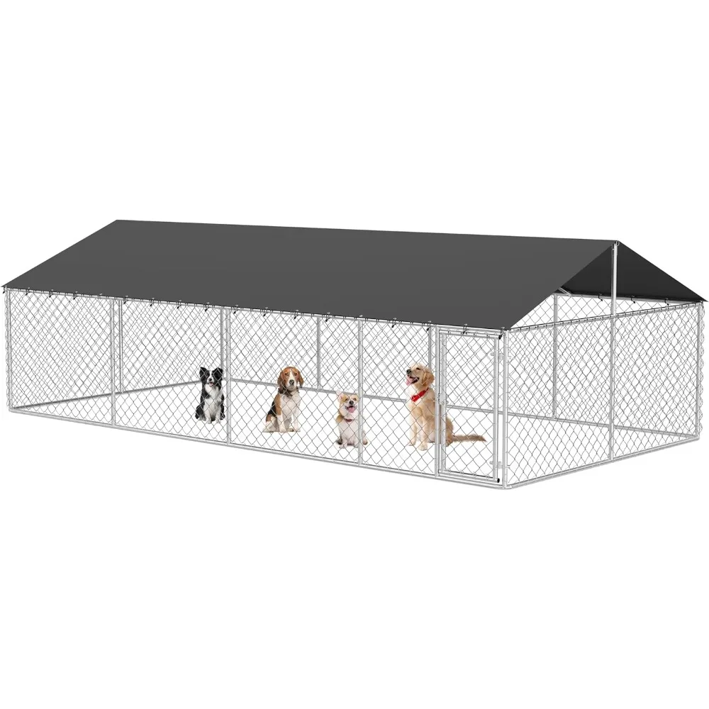 Outdoor Dog Enclosure Heavy Duty Dog Kennel House Mesh Dog Big Cage Pet Kennel Steel Fence with Secure Lock
Outdoor Dog Enclosure Heavy Duty Dog Kennel House Mesh Dog Big Cage Pet Kennel Steel Fence with Secure Lock