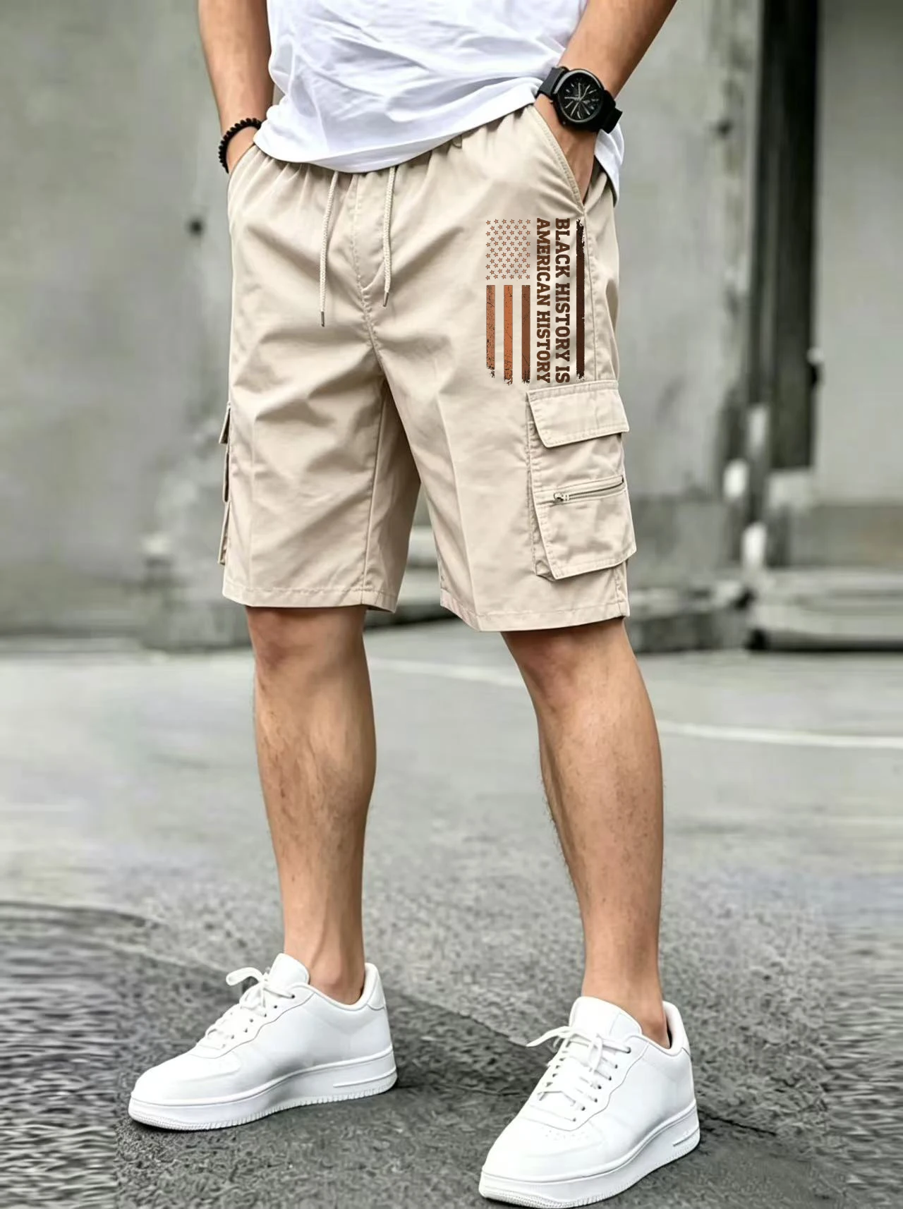 American Flag Printed Cargo Shorts Independence Day Eagle Shorts Summer Cargo Work Camping Multi-pocket Short Pants Streetwear
American Flag Printed Cargo Shorts Independence Day Eagle Shorts Summer Cargo Work Camping Multi-pocket Short Pants Streetwear