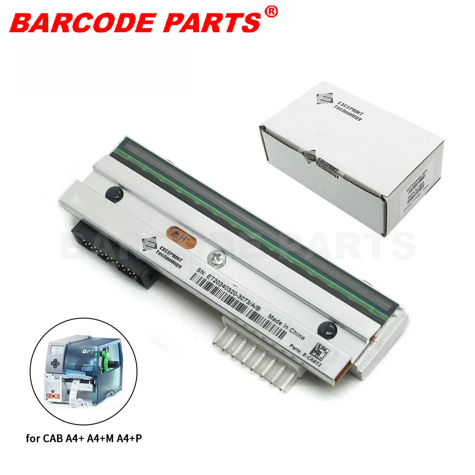 ✅Brand New 203dpi Thermal Print head for CAB A4+ XD4T A4+M Barcode Label Printer,P/N:5954081✅
✅Brand New 203dpi Thermal Print head for CAB A4+ XD4T A4+M Barcode Label Printer,P/N:5954081✅