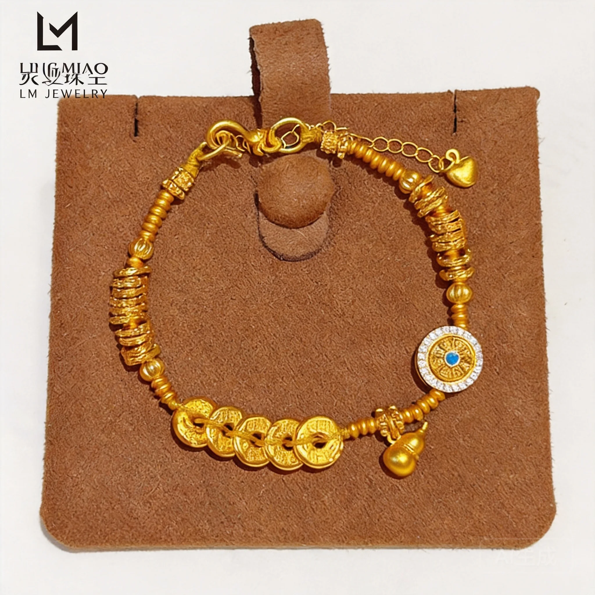 Lucky Chinese Style Gold Plated Turquoise Eight Word Mantra Donut Coins Gourd Adjustable Womens Bracelet Good Luck Blessing Jewe
Lucky Chinese Style Gold Plated Turquoise Eight Word Mantra Donut Coins Gourd Adjustable Womens Bracelet Good Luck Blessing Jewe