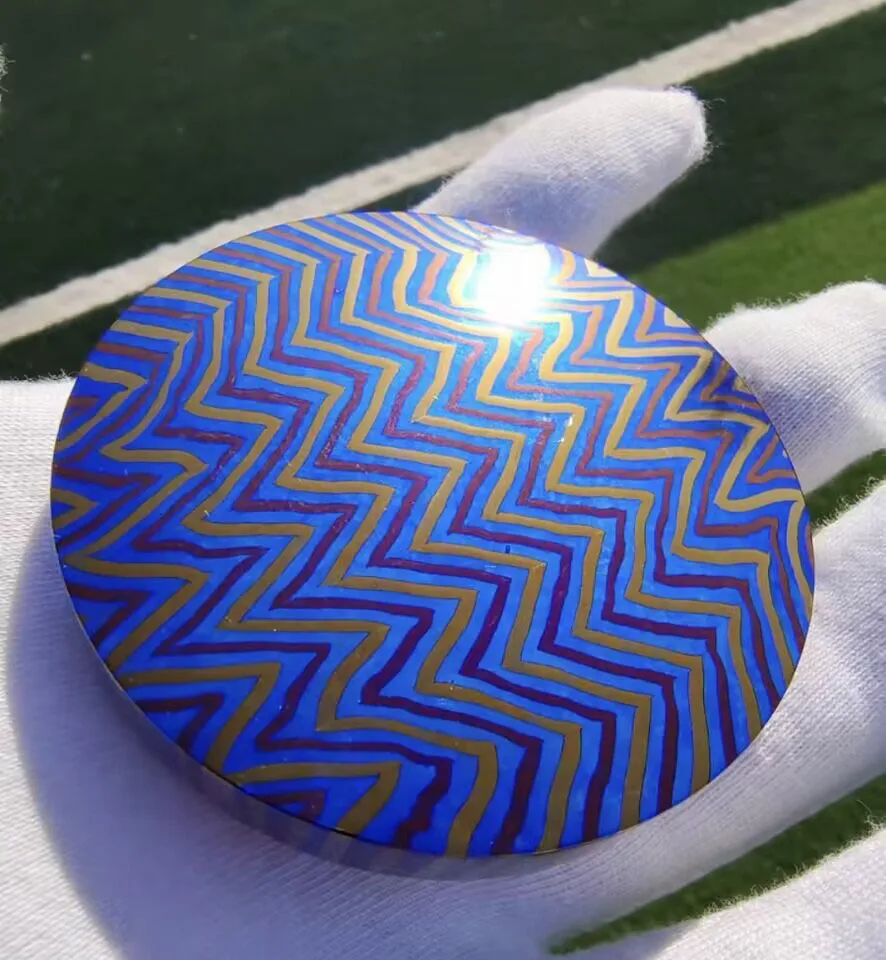 1 Piece Titanium Damascus EDC Coin , Worry Coin, Edc Toy Diameter 71mm, Thickness 9.8mm
1 Piece Titanium Damascus EDC Coin , Worry Coin, Edc Toy Diameter 71mm, Thickness 9.8mm