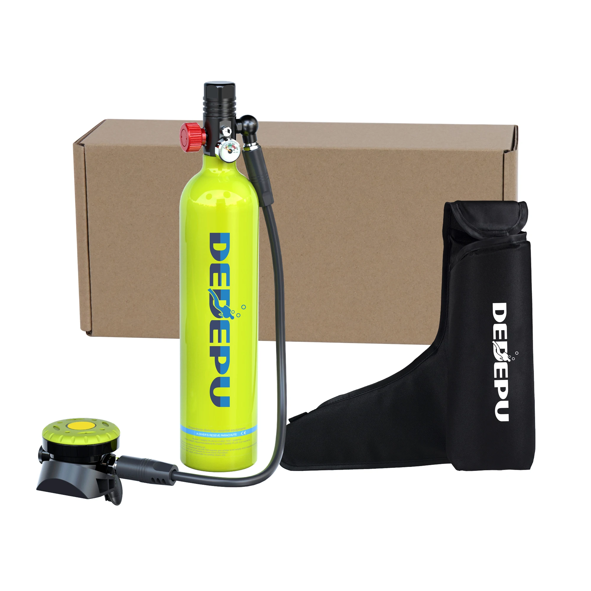 Diving Equipment Mini Tank 1L Scuba Tank Lightweight Portable Underwater Breathing Oxygen Cylinder for Snorkeling Dive Gear
Diving Equipment Mini Tank 1L Scuba Tank Lightweight Portable Underwater Breathing Oxygen Cylinder for Snorkeling Dive Gear