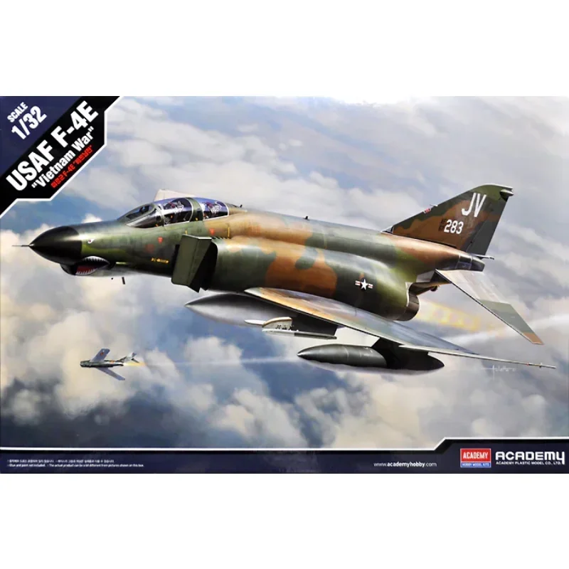 1/32 Academy model 12133 American F-4E Ghost Fighter assembly Scale diy toys Model Kit
1/32 Academy model 12133 American F-4E Ghost Fighter assembly Scale diy toys Model Kit