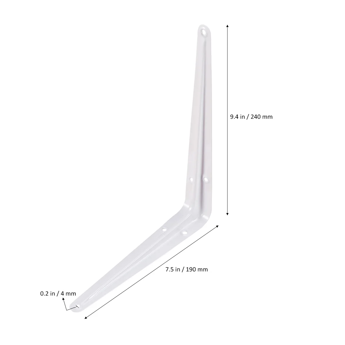 2 pcs L Shaped Wall Brackets Metal Angle Brackets Steel Corner Braces Anti Rust Bookshelf Garden Shelf Mounting Hardware
2 pcs L Shaped Wall Brackets Metal Angle Brackets Steel Corner Braces Anti Rust Bookshelf Garden Shelf Mounting Hardware