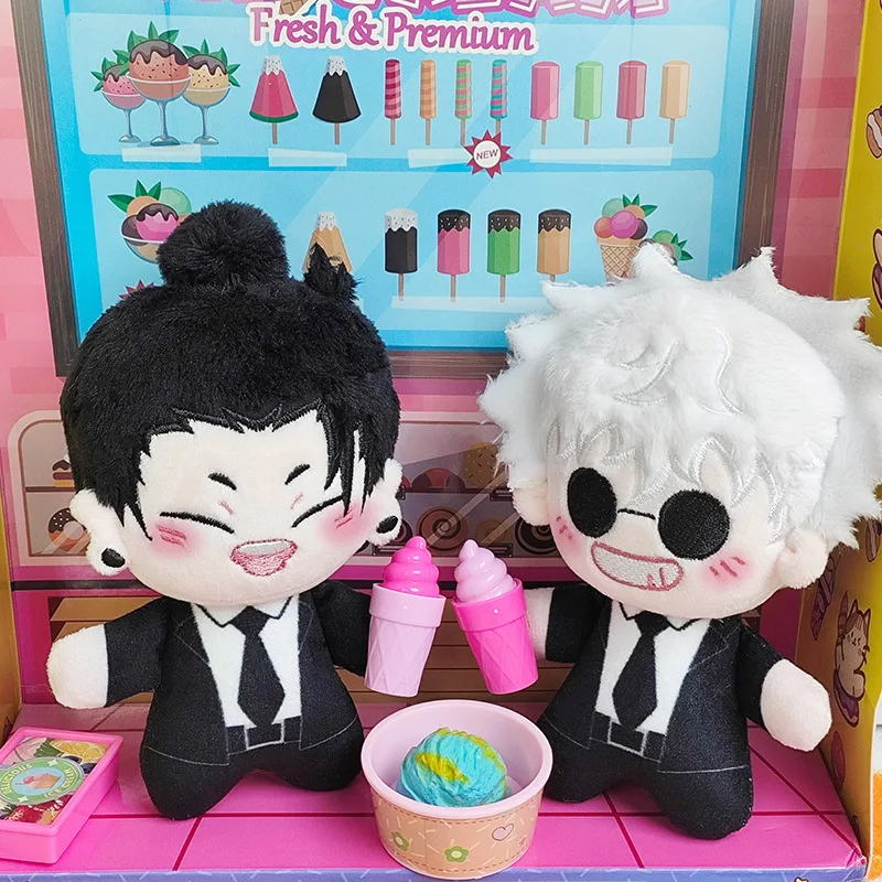 Cute Jujutsu Kaisen Plush Gojo Satoru Geto Suguru Black Suit Cotton Doll Keychain Anime Character Soft Stuffed Plushie for Fans
Cute Jujutsu Kaisen Plush Gojo Satoru Geto Suguru Black Suit Cotton Doll Keychain Anime Character Soft Stuffed Plushie for Fans