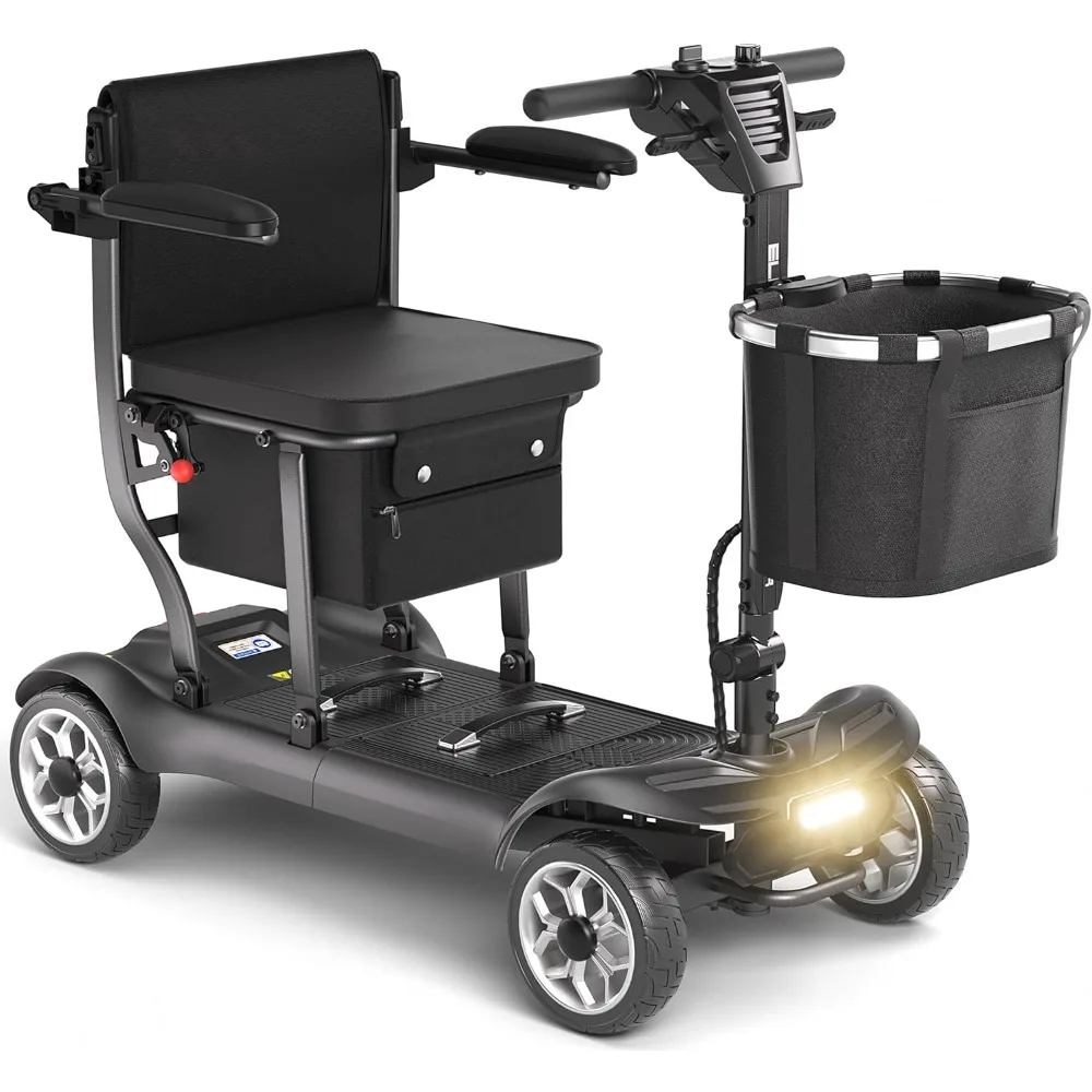 Складной скутер для взрослых и пожилых людей - легкий (19,5 кг), портативный, с электроприводом, одобрен для использования в аэропортах, с возможностью индивидуальной настройки
Складной скутер для взрослых и пожилых людей - легкий (19,5 кг), портативный, с электроприводом, одобрен для использования в аэропортах, с возможностью индивидуальной настройки