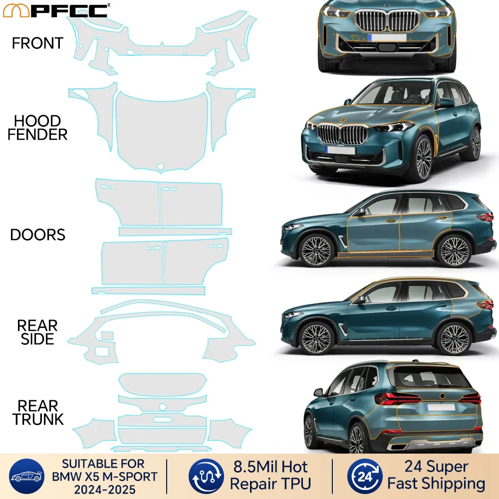 Для BMW X5 M-Sport Drive40 50 M60 2024 2025 прозрачная наклейка из ТПУ, аксессуары для кузова, Стайлинг, защитная пленка для автомобиля, прозрачная
Для BMW X5 M-Sport Drive40 50 M60 2024 2025 прозрачная наклейка из ТПУ, аксессуары для кузова, Стайлинг, защитная пленка для автомобиля, прозрачная