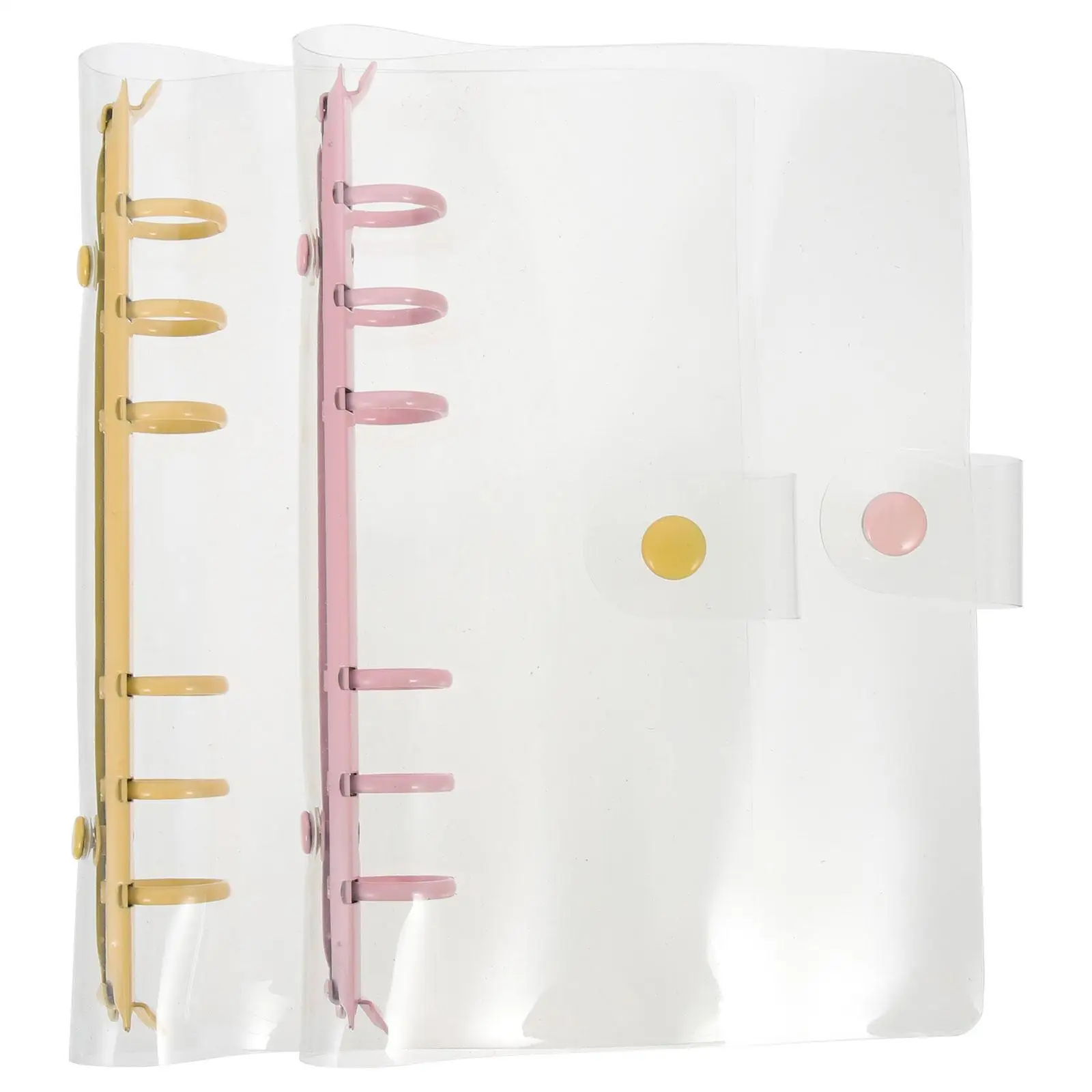 2PCS A6 PVC Binder Notebook Cover Transparent Loose-leaf Shell Office Supplies School Accessories 6-ring Scrapbook
2PCS A6 PVC Binder Notebook Cover Transparent Loose-leaf Shell Office Supplies School Accessories 6-ring Scrapbook
