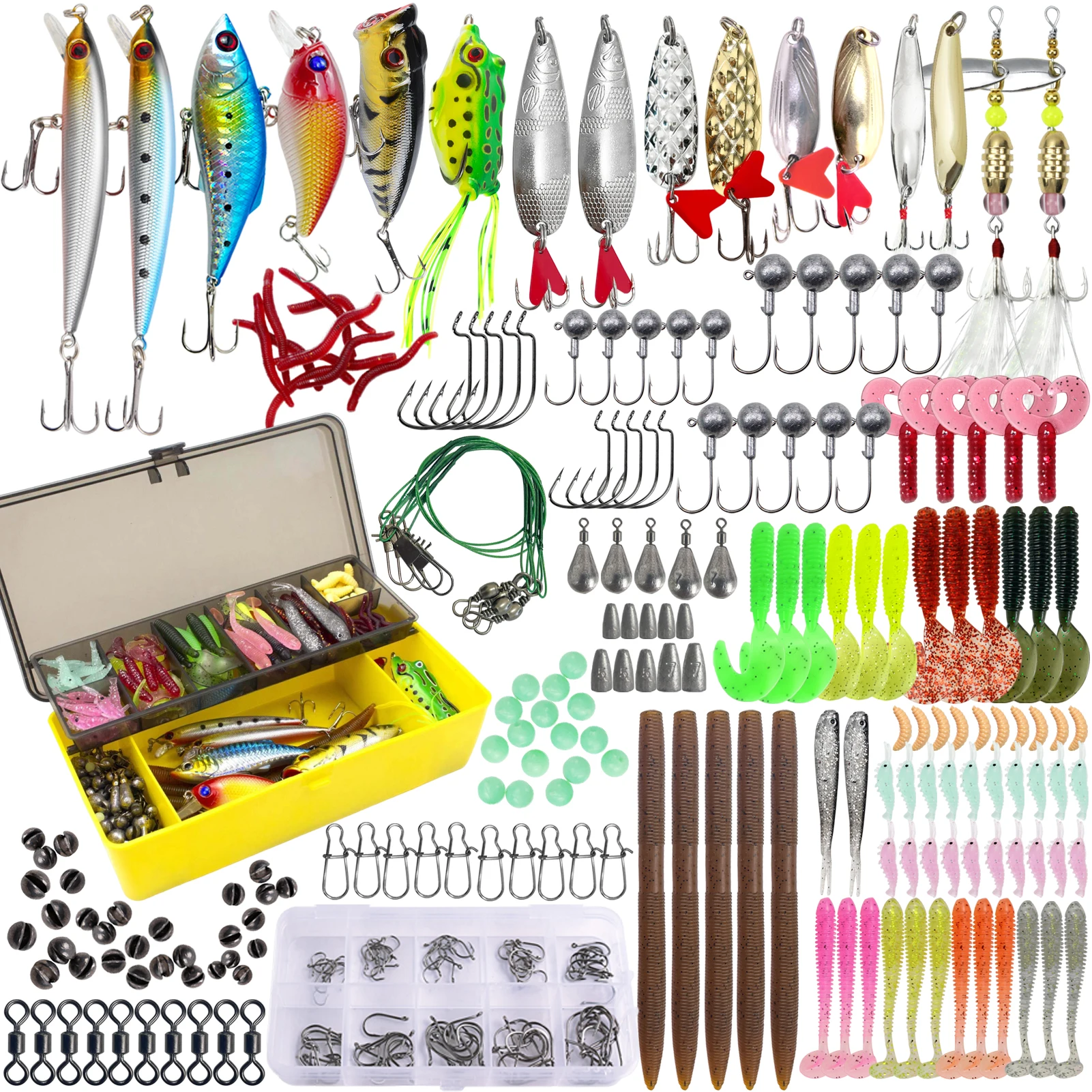 БЕСПЛАТНЫЙ комплект рыболовных приманок FISHER, мягкие смешанные приманки, рыболовные аксессуары, рыболовные грузила, грузила, крючки, набор приманок для спиннинга
БЕСПЛАТНЫЙ комплект рыболовных приманок FISHER, мягкие смешанные приманки, рыболовные аксессуары, рыболовные грузила, грузила, крючки, набор приманок для спиннинга