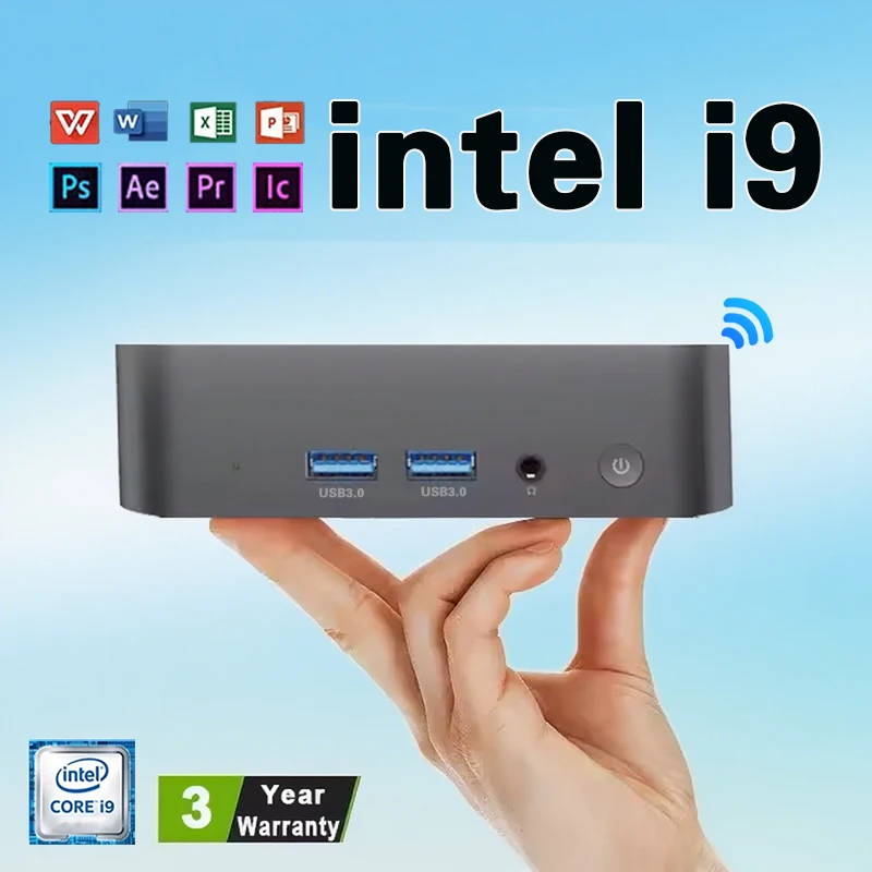 2025 NEW Portable Mini PC Windows 11 Intel Core i9 8950HK Family Computer Dual WIFI 6 BT5.2 4K HD Mini Gaming Pc Desktop
2025 NEW Portable Mini PC Windows 11 Intel Core i9 8950HK Family Computer Dual WIFI 6 BT5.2 4K HD Mini Gaming Pc Desktop