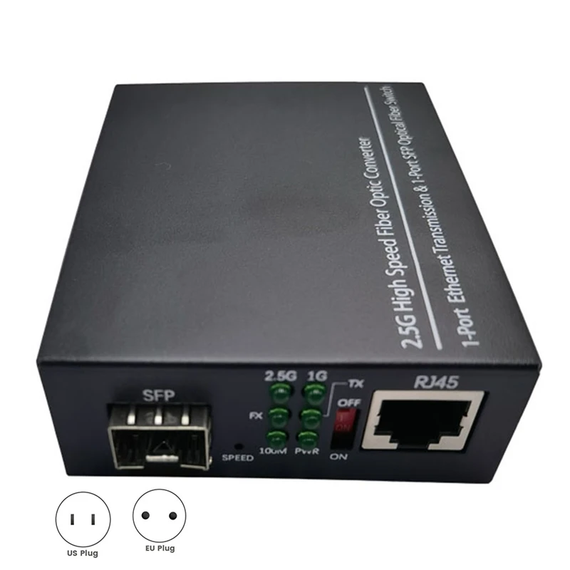 2.5G Fiber Optic Media Converter Gigabit SFP Transceiver 1000Mbps Compatible With Common E/GPON
2.5G Fiber Optic Media Converter Gigabit SFP Transceiver 1000Mbps Compatible With Common E/GPON