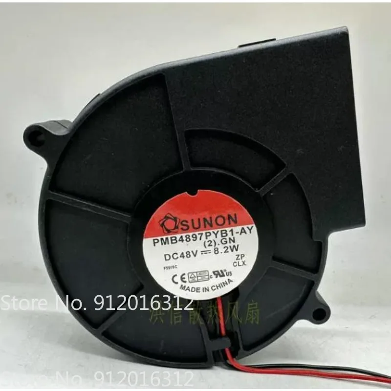 Новый вентилятор-охладитель для SUNON 9733 PMB4897PYB1-AY DC48V 8.2W, турбовентилятор 9 см, 97*97*33 мм
Новый вентилятор-охладитель для SUNON 9733 PMB4897PYB1-AY DC48V 8.2W, турбовентилятор 9 см, 97*97*33 мм