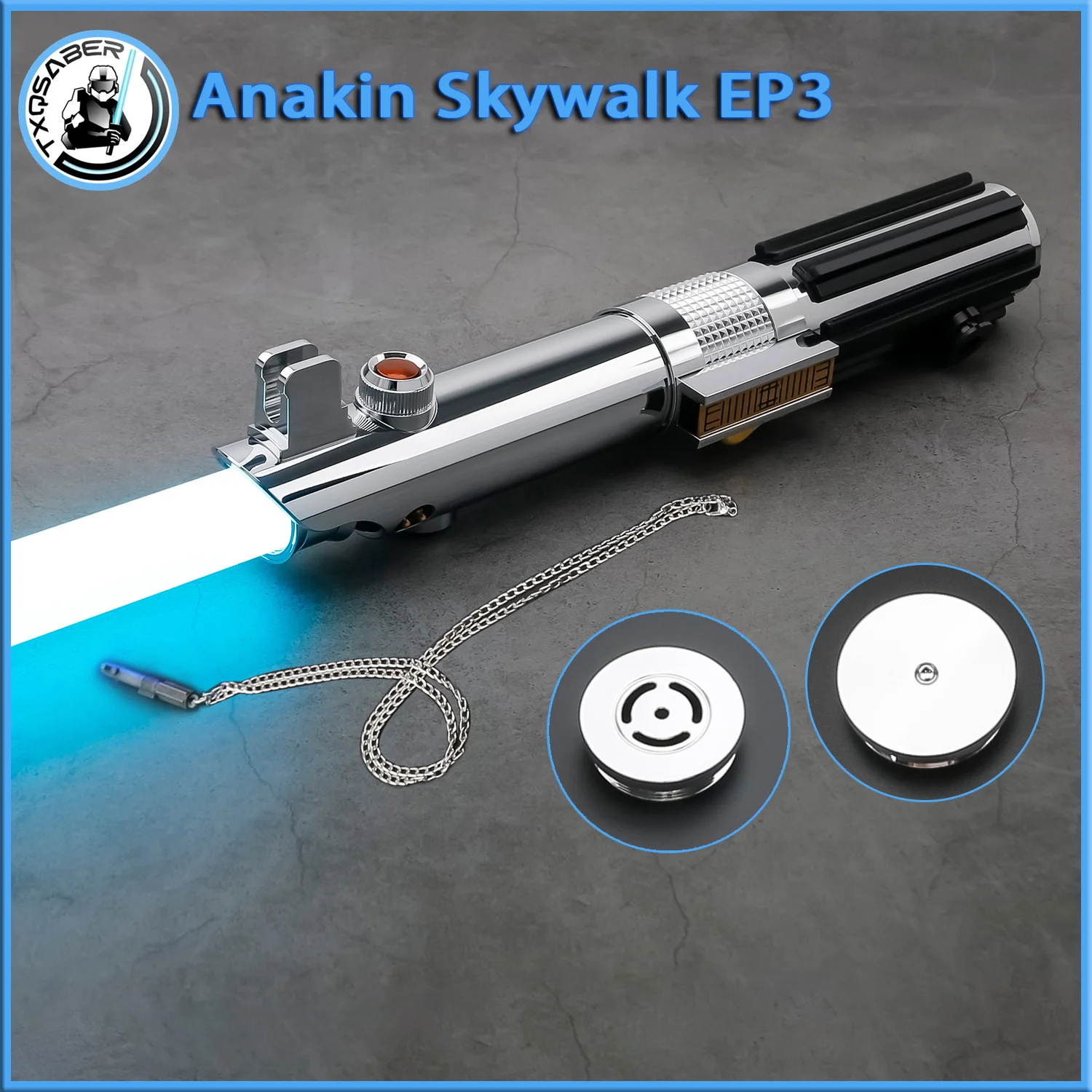 Anakin Skywalker EP3 TXQSABER RGB Pixel Heavy Dueling Laser sword 27Sets Sound Smooth Swing Metal Hilt lightsaber Cosplay Gifts
Anakin Skywalker EP3 TXQSABER RGB Pixel Heavy Dueling Laser sword 27Sets Sound Smooth Swing Metal Hilt lightsaber Cosplay Gifts