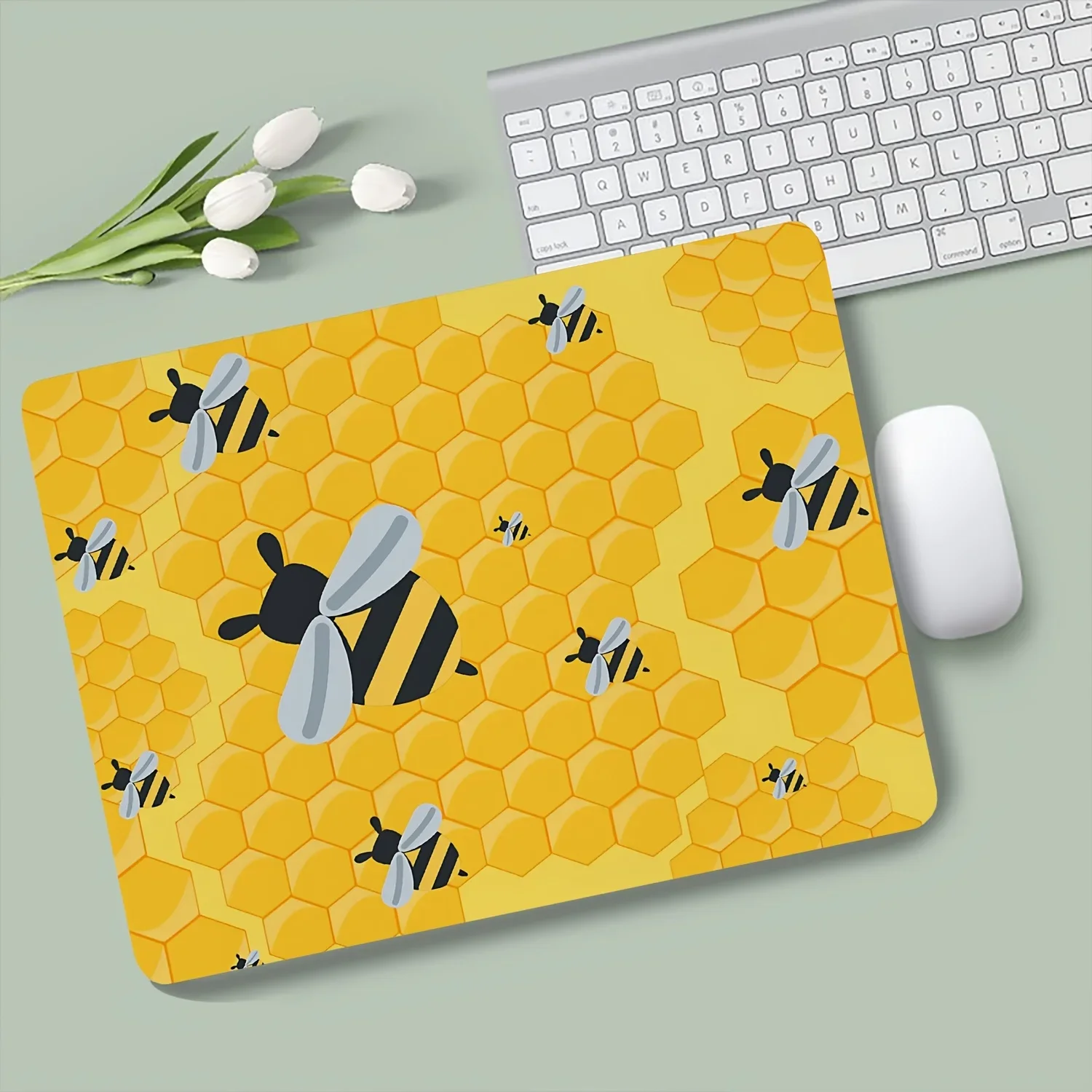 Mini Anime Bee Honeycomb Mouse Pad M Size Yellow Base Anti-Slip Rubber Bottom Gaming Office Desk Mat Gift
Mini Anime Bee Honeycomb Mouse Pad M Size Yellow Base Anti-Slip Rubber Bottom Gaming Office Desk Mat Gift