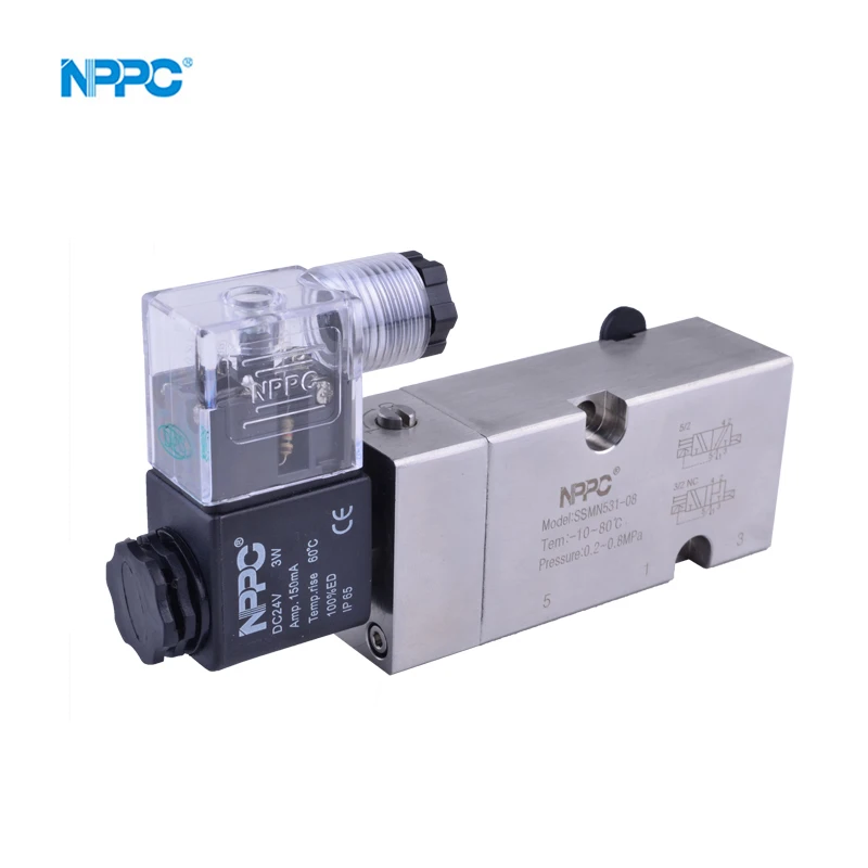 Customized SUS 316 Series Pneumatic Air Control Solenoid Valve High Quality Pneumatic Parts
Customized SUS 316 Series Pneumatic Air Control Solenoid Valve High Quality Pneumatic Parts