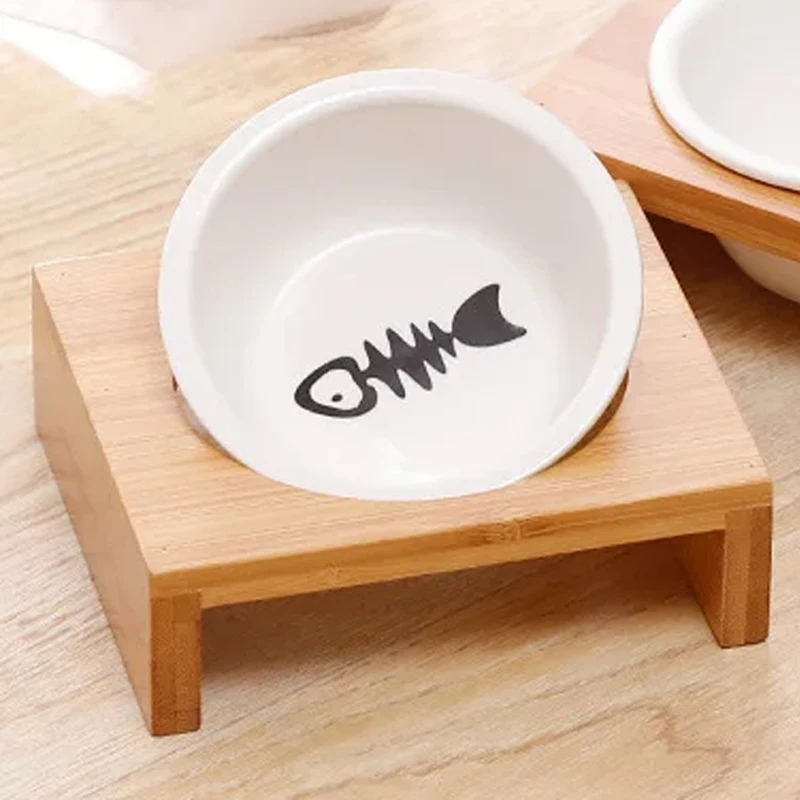 Non-Slip Double or SingleCeramicCat Bowl with Bamboo Stand Pet Food and Water Feeding Bowls Cats and Dogs Feeder Cat Accessories
Non-Slip Double or SingleCeramicCat Bowl with Bamboo Stand Pet Food and Water Feeding Bowls Cats and Dogs Feeder Cat Accessories