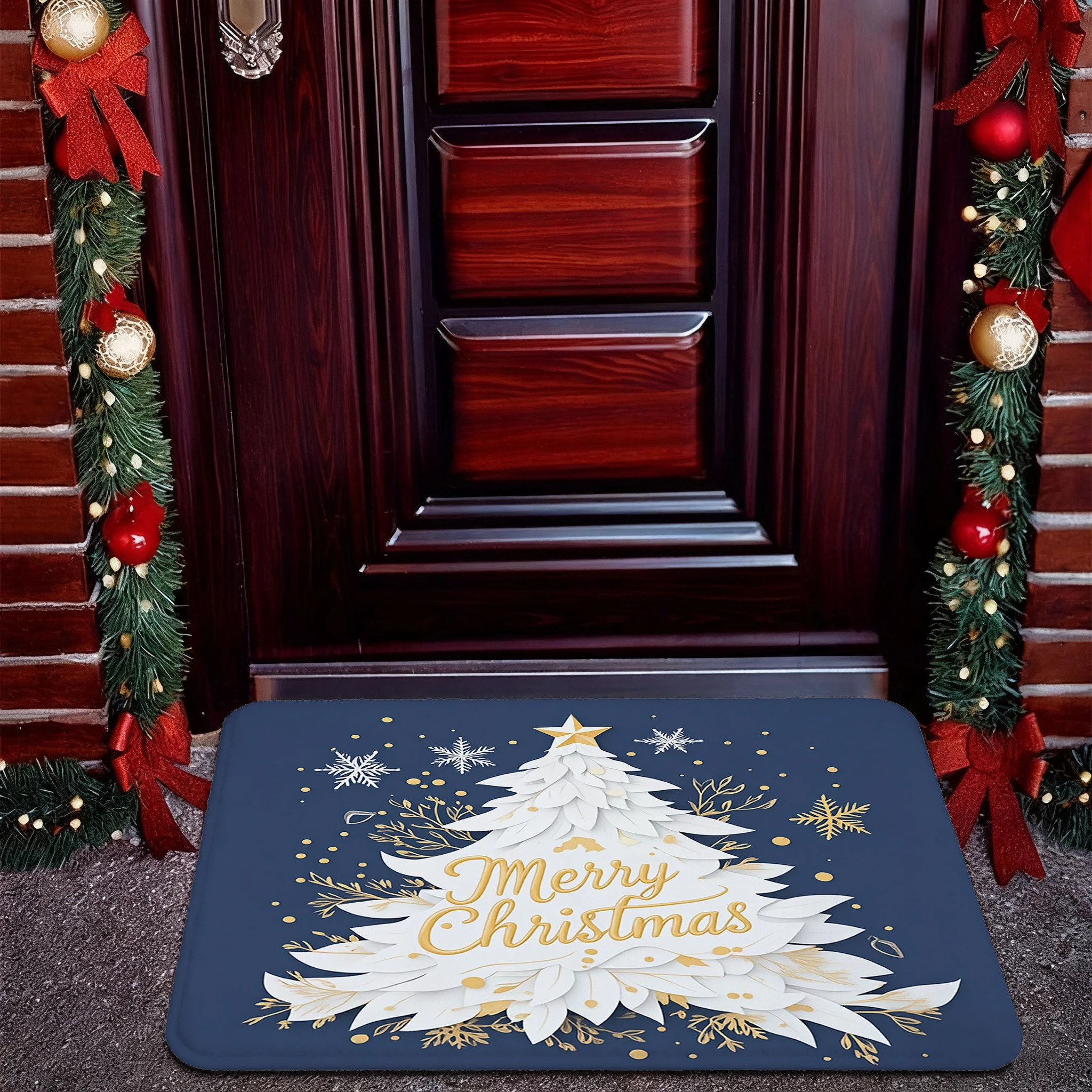 A Festive Christmas Tree Doormat for Your DoorHome Decor Bedroom Living Room Entryway Floor Mat Kitchen Bathroom Carpet
A Festive Christmas Tree Doormat for Your DoorHome Decor Bedroom Living Room Entryway Floor Mat Kitchen Bathroom Carpet