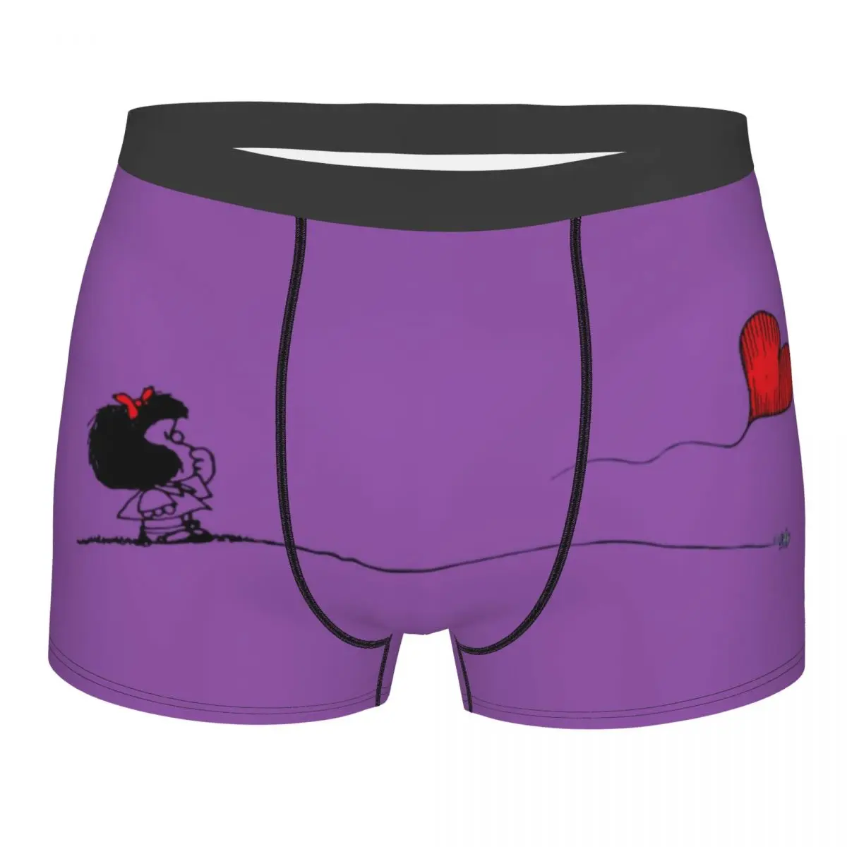 Модные мужские трусы-боксеры Mafalda Balloon Heart, дышащие трусы с рисунком Quino Comics, нижнее белье
Модные мужские трусы-боксеры Mafalda Balloon Heart, дышащие трусы с рисунком Quino Comics, нижнее белье