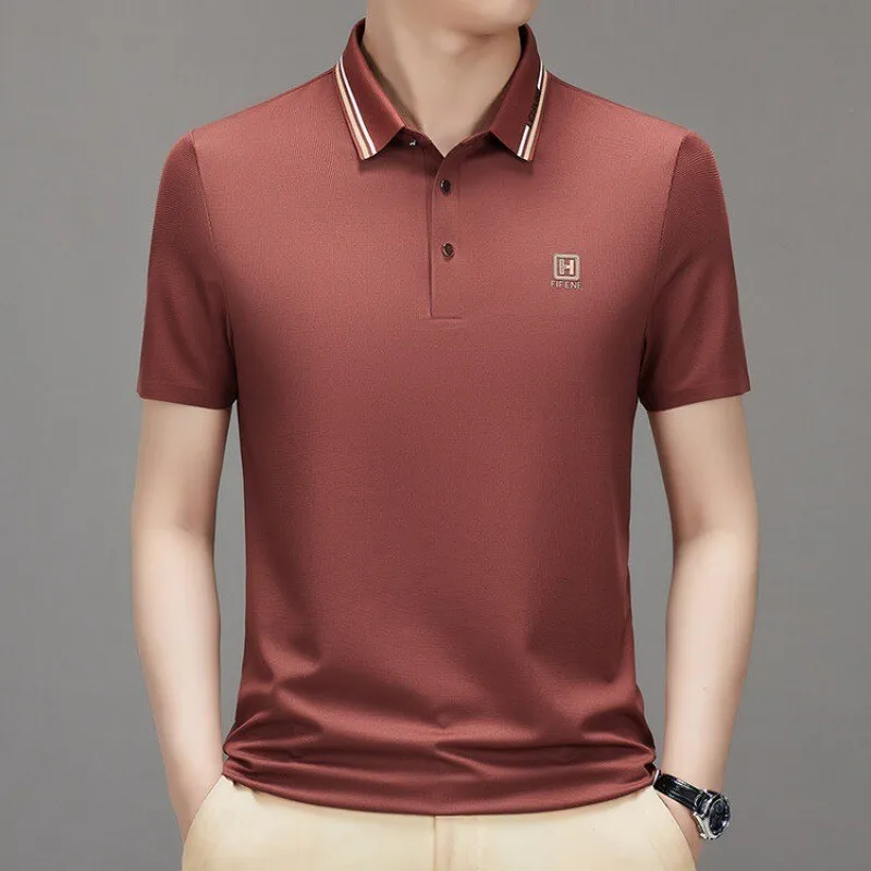 Мужская футболка Ele Wedding из ледяного шелка для отцов среднего возраста, для свадебных торжеств
Мужская футболка Ele Wedding из ледяного шелка для отцов среднего возраста, для свадебных торжеств