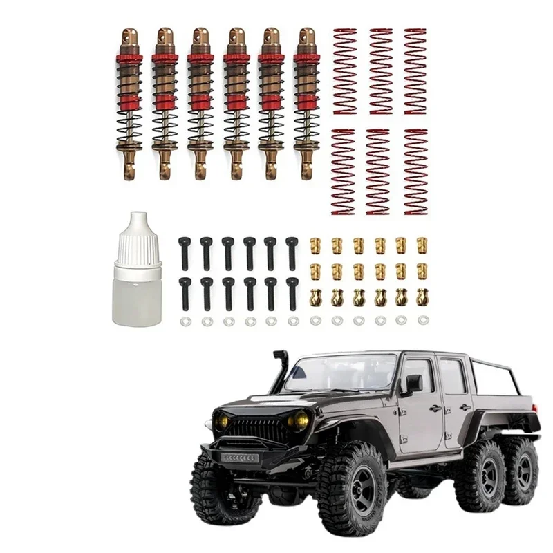 Metal Oil Shock Absorber Damper For 1/18 FMS Rochobby WOWRC Cheyenne 6X6 RC Crawler Car Upgrades Parts Accessories
Metal Oil Shock Absorber Damper For 1/18 FMS Rochobby WOWRC Cheyenne 6X6 RC Crawler Car Upgrades Parts Accessories