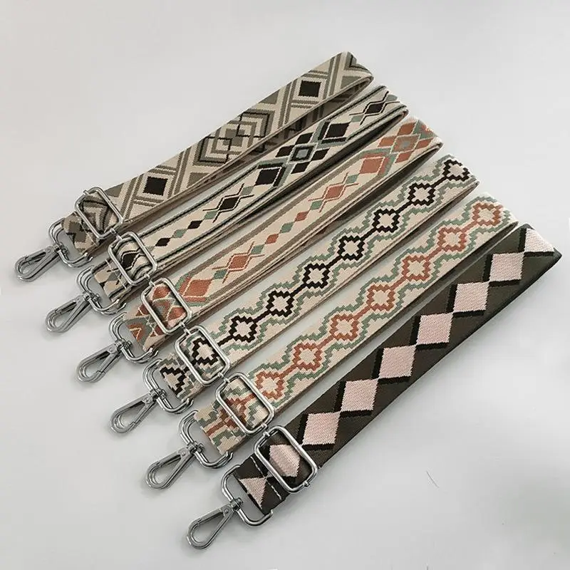 1PC Ladies Adjustable Shoulder Bag Strap Contrast Color Webbing Bag Handle Replacement Belt Women Trendy Crossbody Bag Belt
1PC Ladies Adjustable Shoulder Bag Strap Contrast Color Webbing Bag Handle Replacement Belt Women Trendy Crossbody Bag Belt