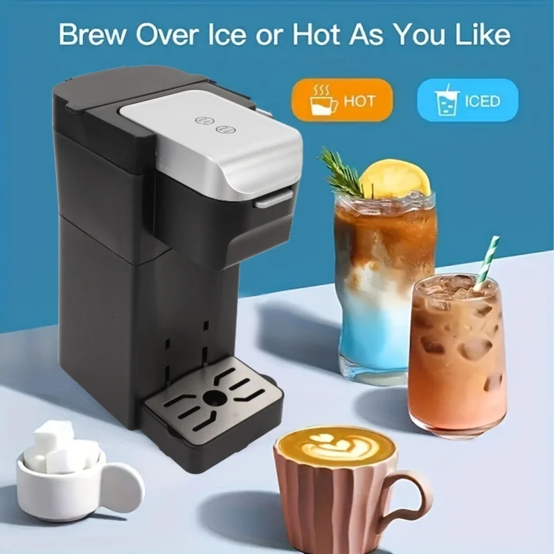Capsule Coffee Machine 2 In 1 Multifunctional Stainless Steel Panel Single Serve Coffee Pod Drip Coffee Maker For Home Office
Capsule Coffee Machine 2 In 1 Multifunctional Stainless Steel Panel Single Serve Coffee Pod Drip Coffee Maker For Home Office