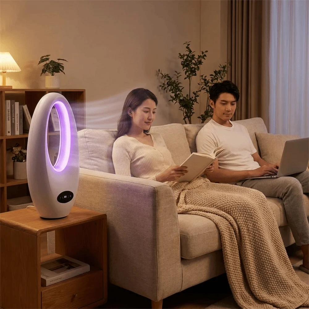 Bladeless Design Vertical Bladeless Fan Sleek Structure Soft Airflow Low Noise Fan Smooth Airflow Stable Design Standing Fan
Bladeless Design Vertical Bladeless Fan Sleek Structure Soft Airflow Low Noise Fan Smooth Airflow Stable Design Standing Fan
