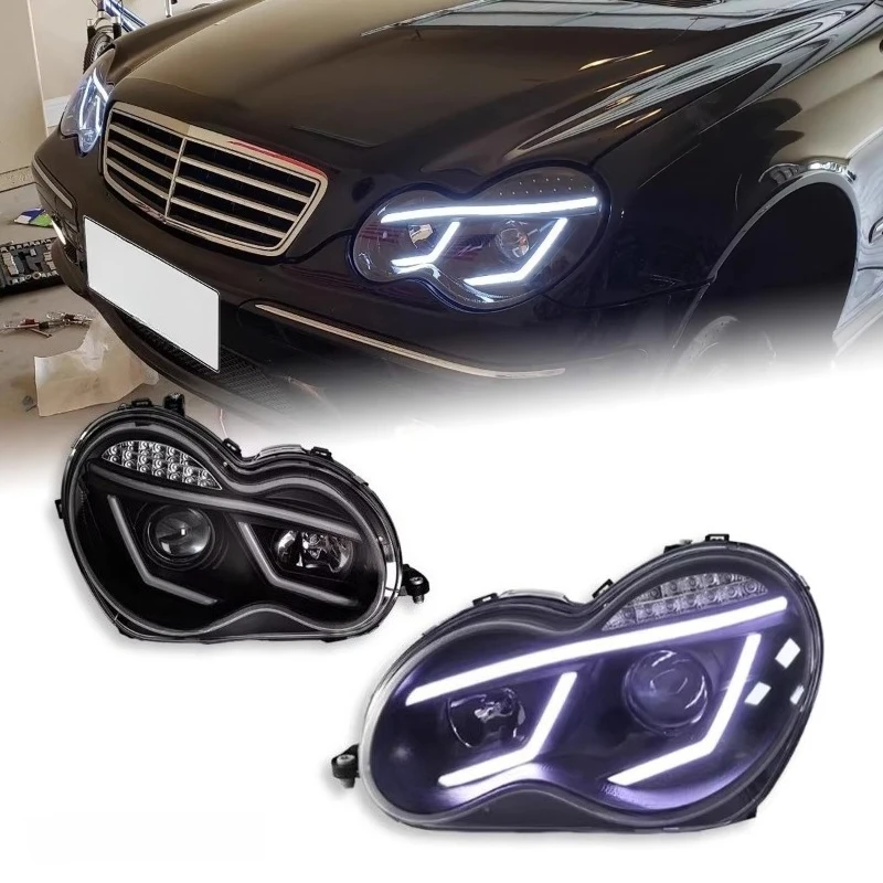 LED Headlights for C Class W203 Headlights Assembly C200K with LED Lens DRL Turn Signals 2000 to 2006
LED Headlights for C Class W203 Headlights Assembly C200K with LED Lens DRL Turn Signals 2000 to 2006