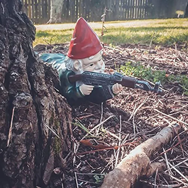 Army Gnome Garden Statue Resin Desktop Lawn Ornament for Outdoor Garden Decoration Wooden Monster Yard Sculpture Figurines
Army Gnome Garden Statue Resin Desktop Lawn Ornament for Outdoor Garden Decoration Wooden Monster Yard Sculpture Figurines