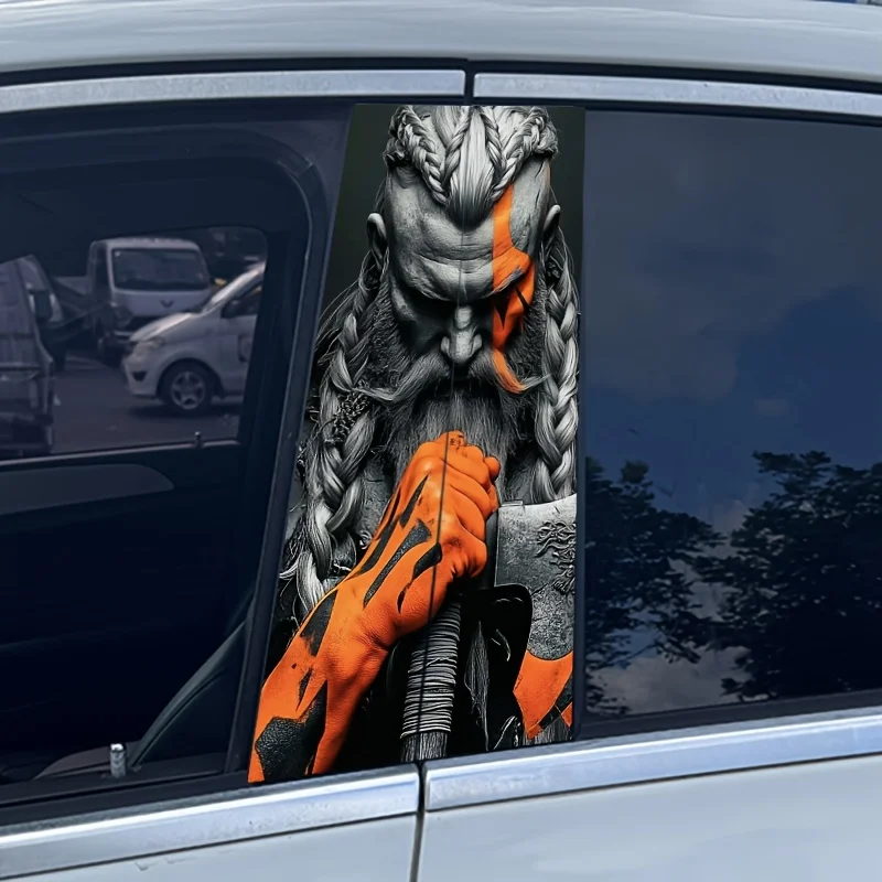 2Pcs/set, Viking God of War car B-pillar sticker; durable, waterproof, scratch-proof, car B-pillar protective film, car decal
2Pcs/set, Viking God of War car B-pillar sticker; durable, waterproof, scratch-proof, car B-pillar protective film, car decal
