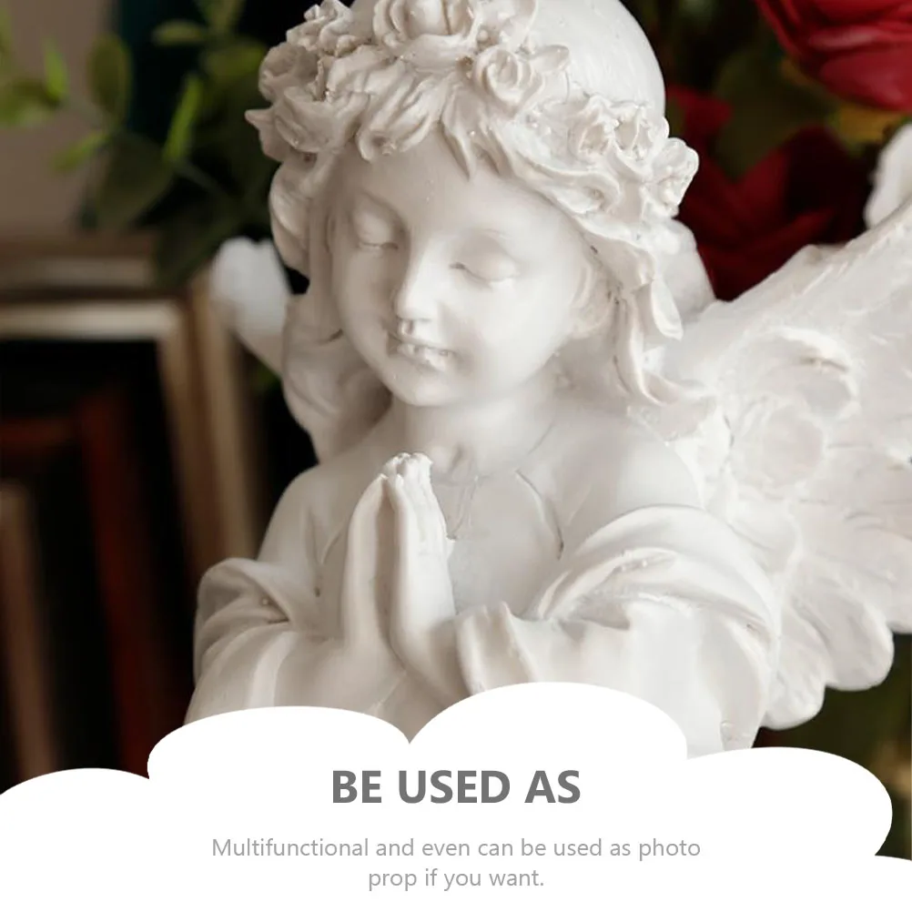 1 Pc Praying Angel Figurine Resin Home Decor Compact Lightweight Desktop Craft nament Lovely Girly Christmas Decoration
1 Pc Praying Angel Figurine Resin Home Decor Compact Lightweight Desktop Craft nament Lovely Girly Christmas Decoration