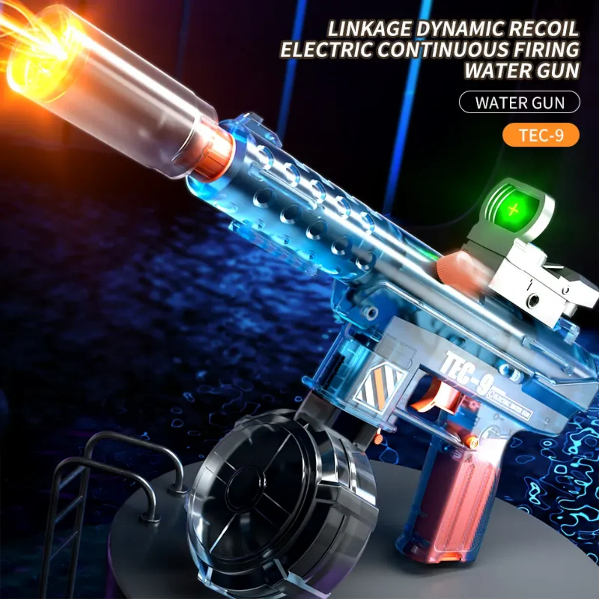 Electric Water Gun Toy for Kids Simulated Flame Automatic Continuous Water Pistol Children Summer Outdoor Shooting Game Toy
Electric Water Gun Toy for Kids Simulated Flame Automatic Continuous Water Pistol Children Summer Outdoor Shooting Game Toy