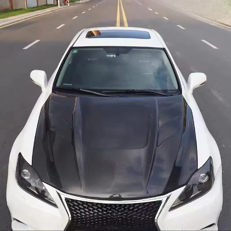 New Carbon Fiber Engine Hood Cover for IS IS200/IS250/IS300 (2008-2012) Black Vertical Billet Clips Bolt-On Installation
New Carbon Fiber Engine Hood Cover for IS IS200/IS250/IS300 (2008-2012) Black Vertical Billet Clips Bolt-On Installation