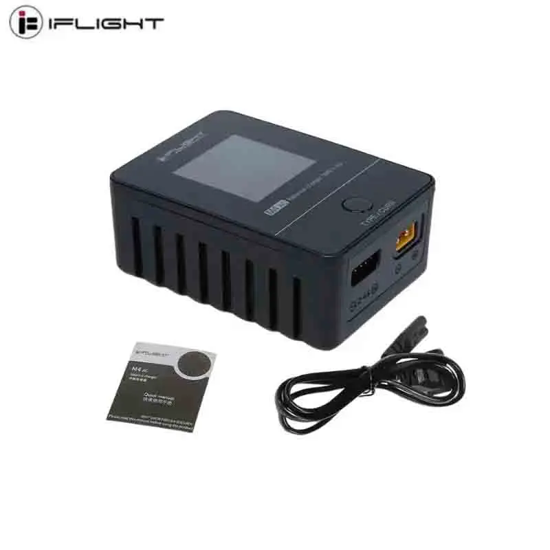 IFlight M4 AC 30W 2.5A Smart Battery Balance Charger 2-4S Full viewing angle display 100-240V XT30 Output for FPV Racing Drone
IFlight M4 AC 30W 2.5A Smart Battery Balance Charger 2-4S Full viewing angle display 100-240V XT30 Output for FPV Racing Drone