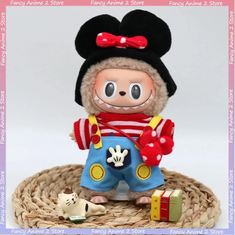 Cute Cartoon Wave Point Mickey Clothes for 17cm Labubu Dolls Adorable Chic Outfit Striped Sweater Jumpsuits Dolls Accessories
Cute Cartoon Wave Point Mickey Clothes for 17cm Labubu Dolls Adorable Chic Outfit Striped Sweater Jumpsuits Dolls Accessories