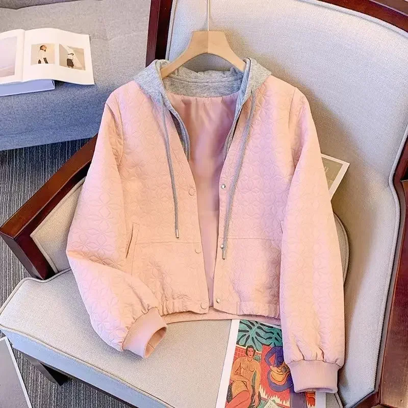 Loose Female Baseball Aviator Coats Plain Splicing Casual Korean Style Women's Bomber Jackets Demi-season New in Outerwears Chic
Loose Female Baseball Aviator Coats Plain Splicing Casual Korean Style Women's Bomber Jackets Demi-season New in Outerwears Chic