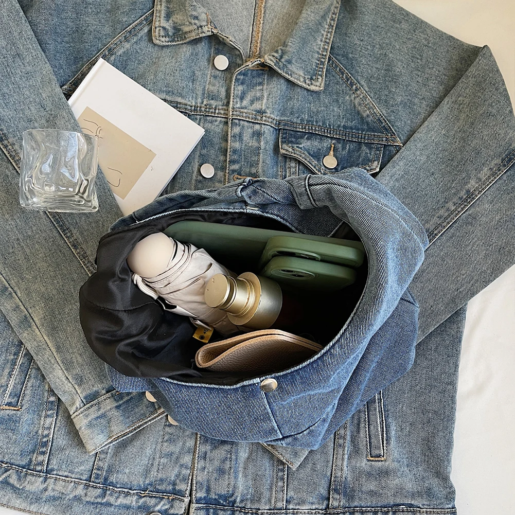 Women Casual Shoulder Bag Large Capacity All-Match Handbag Solid Color Versatile Tote Handbag Travel Work Date Party Bag
Women Casual Shoulder Bag Large Capacity All-Match Handbag Solid Color Versatile Tote Handbag Travel Work Date Party Bag