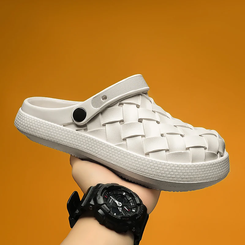 Мужские летние дышащие сандалии-сабо — легкая быстросохнущая нескользящая обувь для воды для пеших прогулок в пляжном бассейне, мягкая подошва на открытом воздухе
Мужские летние дышащие сандалии-сабо — легкая быстросохнущая нескользящая обувь для воды для пеших прогулок в пляжном бассейне, мягкая подошва на открытом воздухе