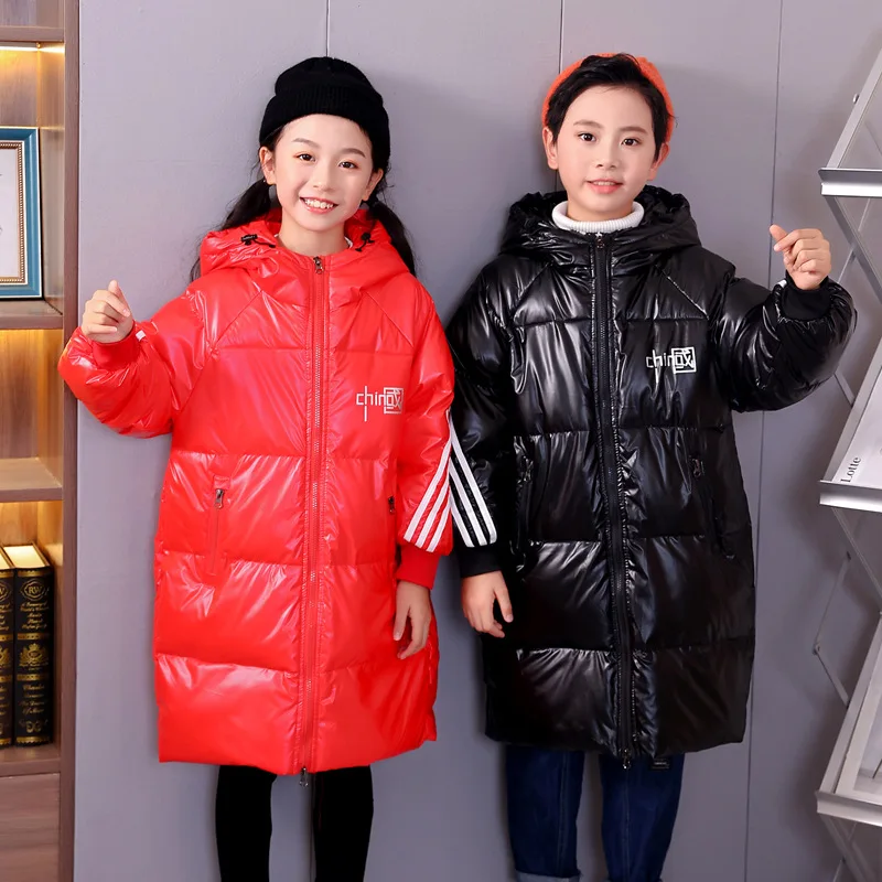 New children's down jacket, boys' and girls' stylish knee length, medium to large size, thick down jacket for winter
New children's down jacket, boys' and girls' stylish knee length, medium to large size, thick down jacket for winter