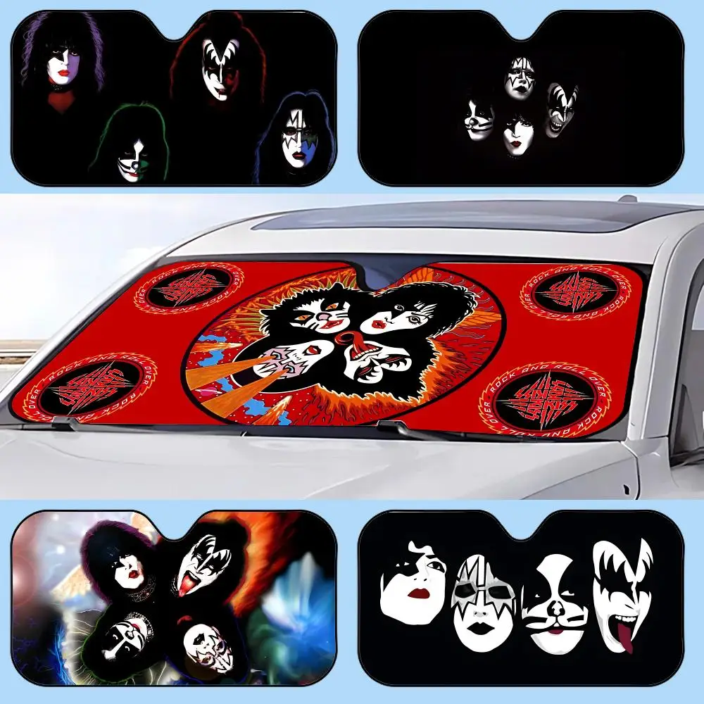 Rock Band Kiss Kraft Sun Visor Retractable Car Sun Visor Anti-Glare UV Protection Front Window Sunshade
Rock Band Kiss Kraft Sun Visor Retractable Car Sun Visor Anti-Glare UV Protection Front Window Sunshade