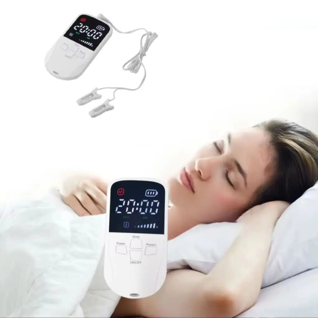 Sleep Aid Device CES Stimulation Therapy Hand-held Anxiety Depression Fast Sleep Instrument Sleeper Insomnia Relieve
Sleep Aid Device CES Stimulation Therapy Hand-held Anxiety Depression Fast Sleep Instrument Sleeper Insomnia Relieve