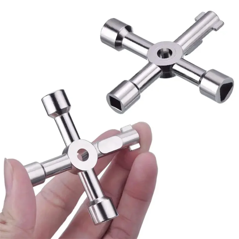 Electric Cabinet Car Elevator Cross Key Wrench Water Meter Valve Key Internal Triangle Wrench Multi-purpose Tool Portable
Electric Cabinet Car Elevator Cross Key Wrench Water Meter Valve Key Internal Triangle Wrench Multi-purpose Tool Portable
