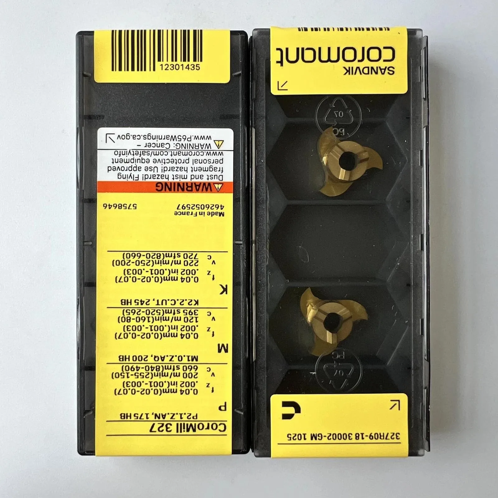 Original SANDVIK / 327R09-1830002-GM 1025 / Hard alloy CNC Blade 2 Pcs
Original SANDVIK / 327R09-1830002-GM 1025 / Hard alloy CNC Blade 2 Pcs