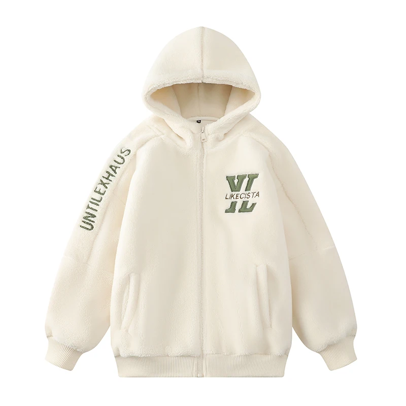 Lamb Velvet Thiened Winter Jaet for Men Youth Trendy Loose Fit Lamb Fur Cotton Coat Warm Casual Sle Zipper Closure
Lamb Velvet Thiened Winter Jaet for Men Youth Trendy Loose Fit Lamb Fur Cotton Coat Warm Casual Sle Zipper Closure