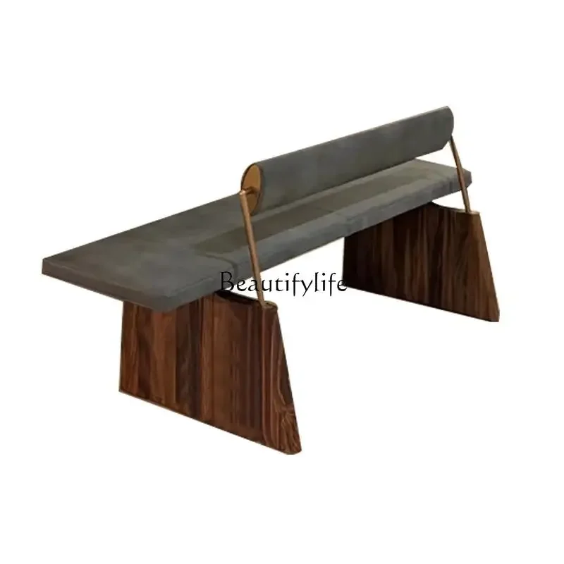 3Vintage Solid Wood Long Stool Living Room Shoe Changing Stool Wabi-Sabi Style Walnut Color
3Vintage Solid Wood Long Stool Living Room Shoe Changing Stool Wabi-Sabi Style Walnut Color