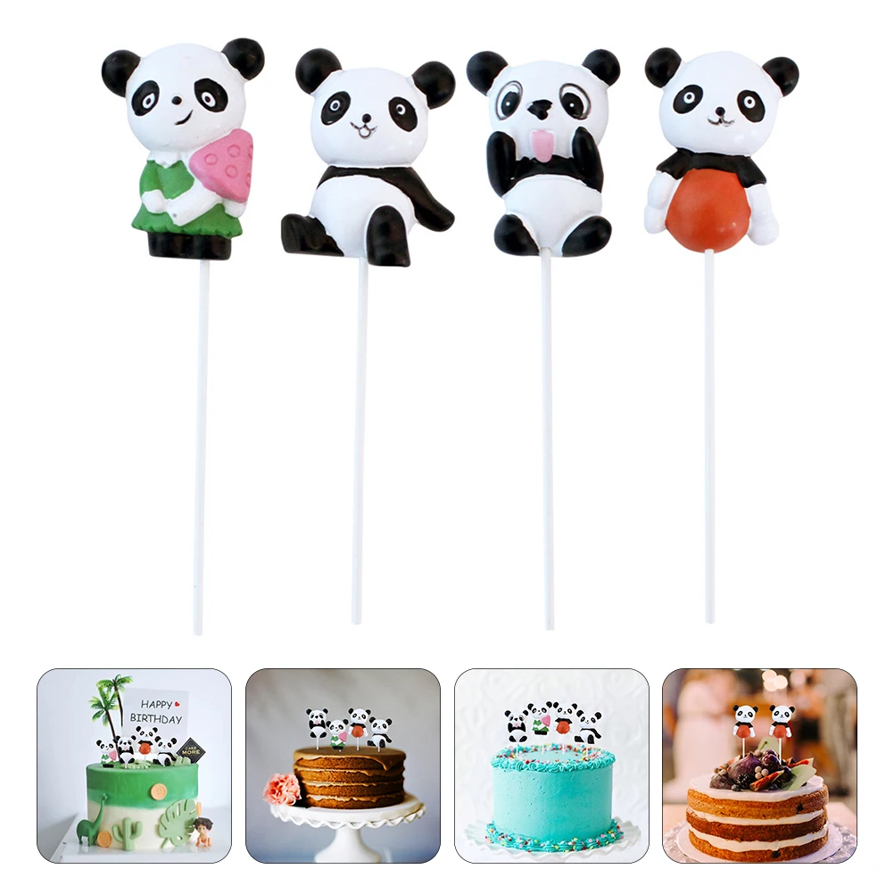 4Pcs Resin Panda Cake Picks Lovely Birthday Cake Decoration Party Supplies Cute Festival Topper Cupcake Topper 
4Pcs Resin Panda Cake Picks Lovely Birthday Cake Decoration Party Supplies Cute Festival Topper Cupcake Topper
