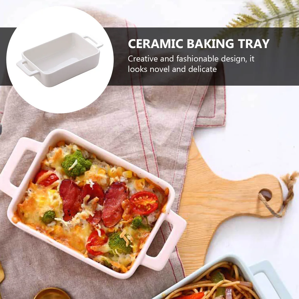 1Pcs Creative Baking Bowl Sturdy Cake Tray Multi-Functional Ceramic Pan for Roasting Cooking and Organized Storage
1Pcs Creative Baking Bowl Sturdy Cake Tray Multi-Functional Ceramic Pan for Roasting Cooking and Organized Storage